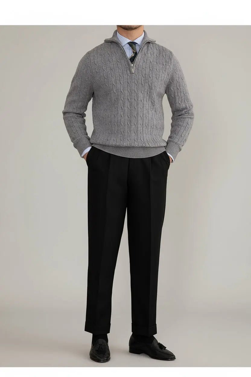 Cardigan Quater - Zip Sweater - wysspanther