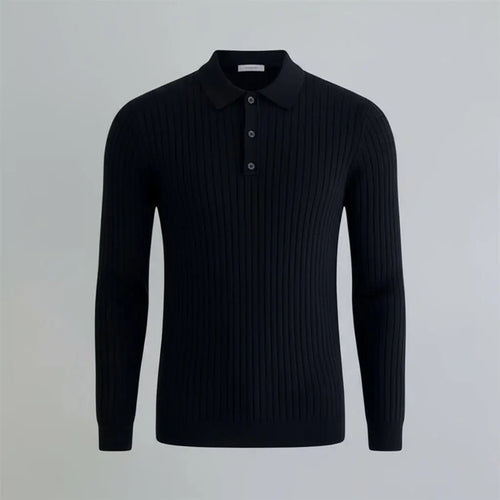 Casual Long Sleeve Polo Shirt - wysspanther