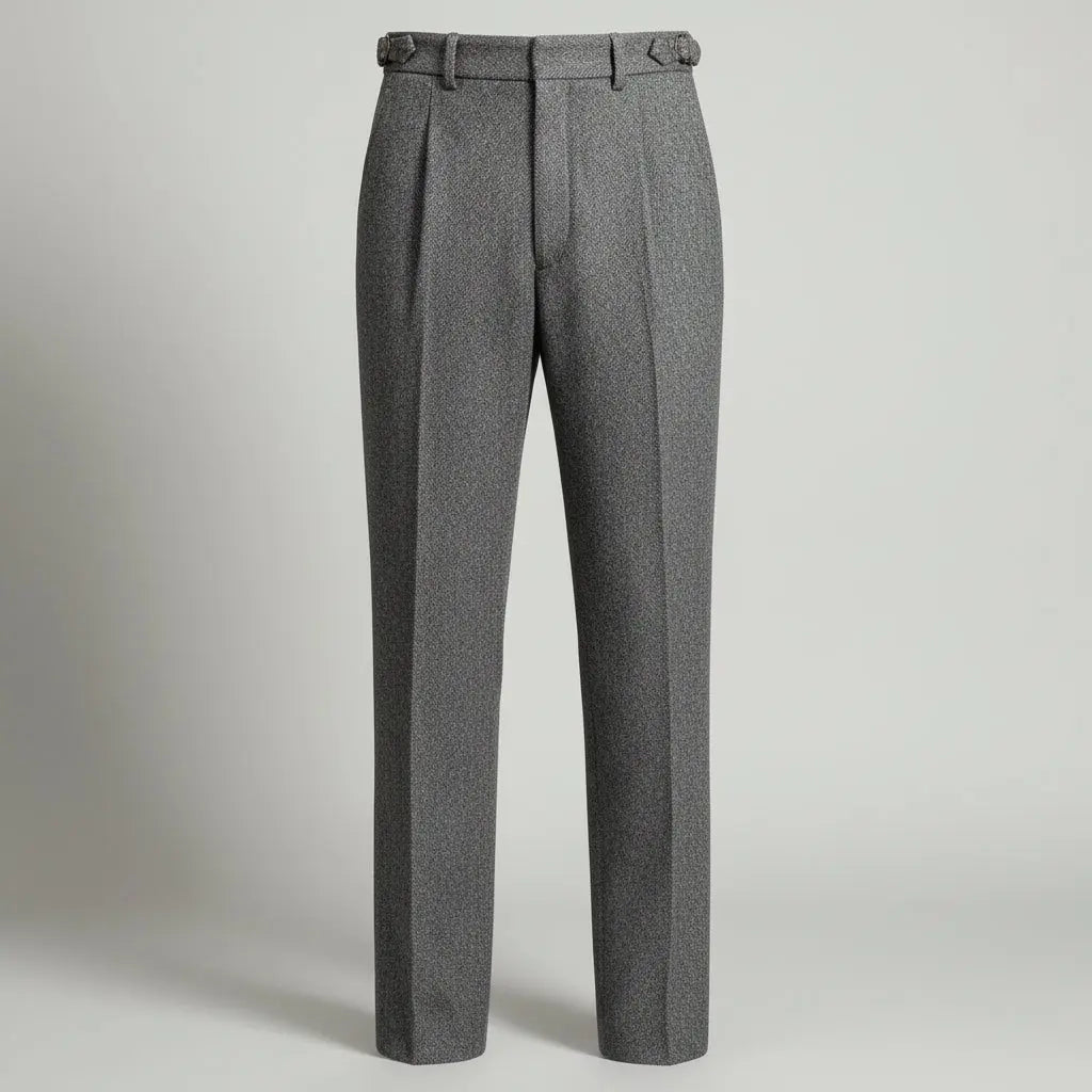 Casual Wool Trousers - wysspanther