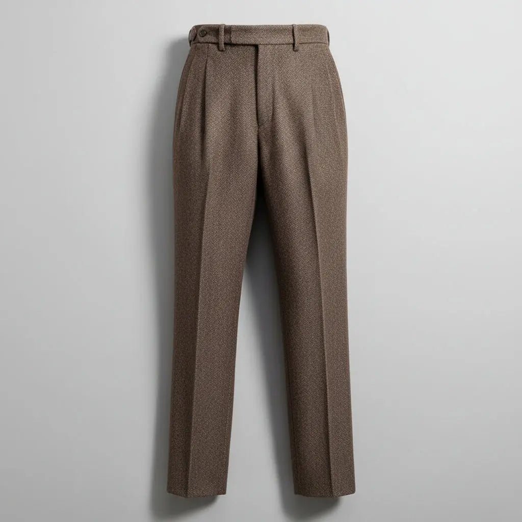 Casual Wool Trousers - wysspanther
