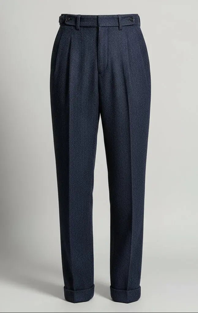 Casual Wool Trousers - wysspanther