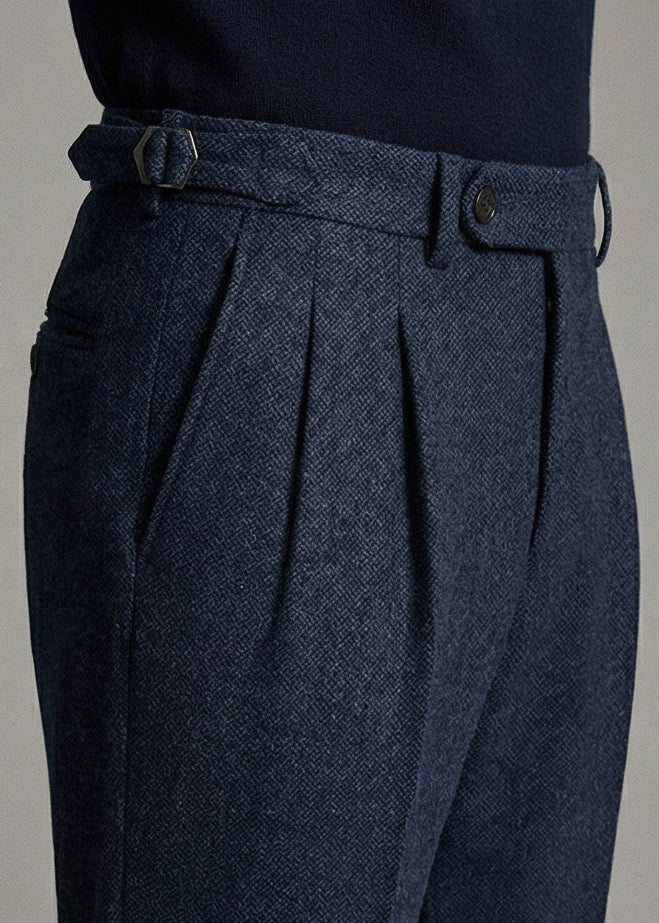Casual Wool Trousers