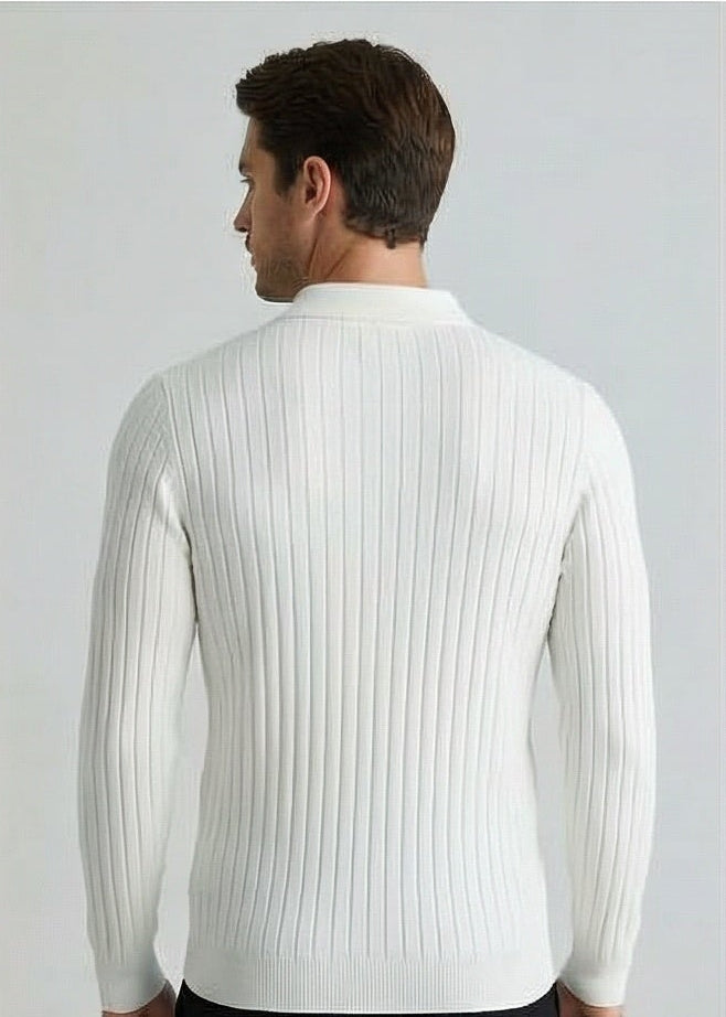 Casual Long Sleeve Polo Shirt