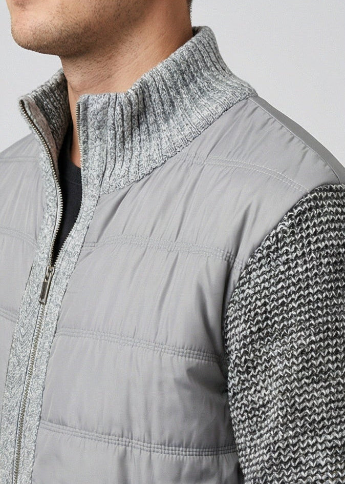 Hybrid Cardigan Jacket: All-Weather Style