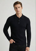 Casual Long Sleeve Polo Shirt