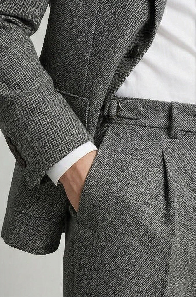 Casual Wool Trousers
